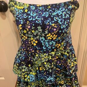 Victoria's Secret Blue Floral Tank Top